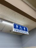 RESTROOMS SIGN