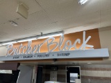 BUTCHER BLOCK SIGN