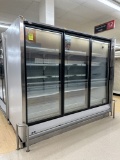 2000 HUSSMANN 3 DOOR LOW TEMP REACH-IN CASE