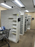 ALL PHARMACY SHELVING IN PHARMACY