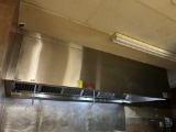 120IN X 58IN KITCHEN EXHAUST HOOD W/ ANSUL