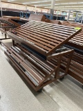 6FT PORTABLE ADJUSTABLE SLANT PRODUCE MERCHANDISERS