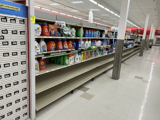 92FT OF MADIX GONDOLA SHELVING