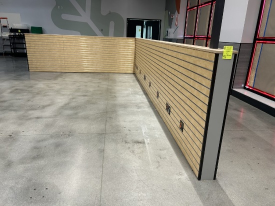 (2) L-SHAPED PONY WALL RUNS