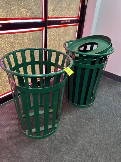 OUTDOOR TRASH CANS