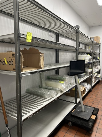 6FT CAMBRO PLASTIC SHELVING UNITS