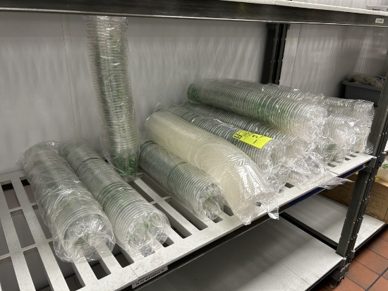 GROUP OF ECO BEVERAGE CUPS AND LIDS