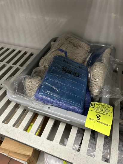 BIN OF MOP HEADS
