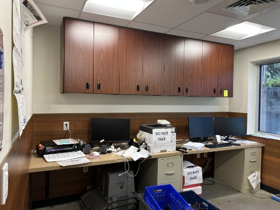 WALL MOUNTED CABINETS IN OFFICE