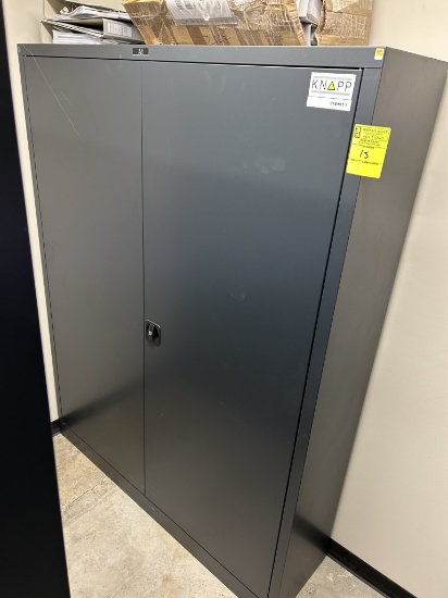 PAVOY 59IN X 16IN X 77IN METAL STORAGE CABINET