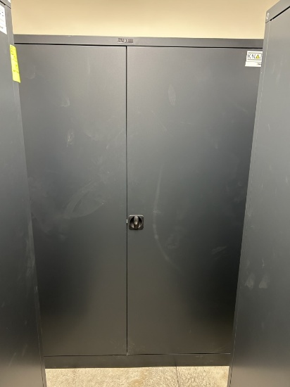 PAVOY 59IN X 16IN X 77IN METAL STORAGE CABINET