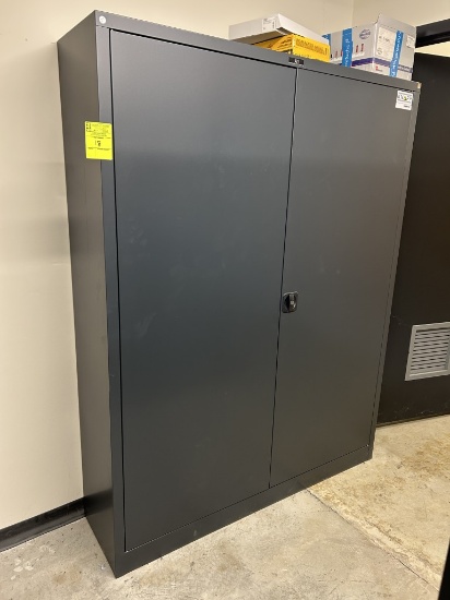 PAVOY 59IN X 16IN X 77IN METAL STORAGE CABINET