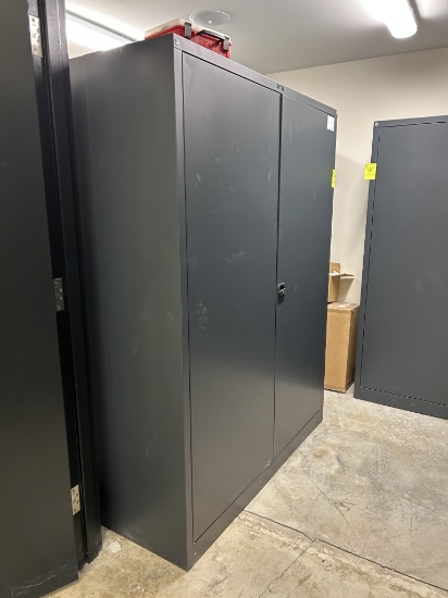 PAVOY 59IN X 16IN X 77IN METAL STORAGE CABINET