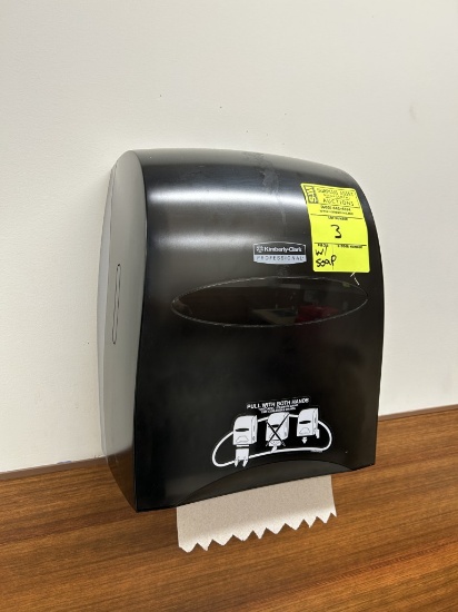 SOAP AND PAPER TOWEL DISPENSER