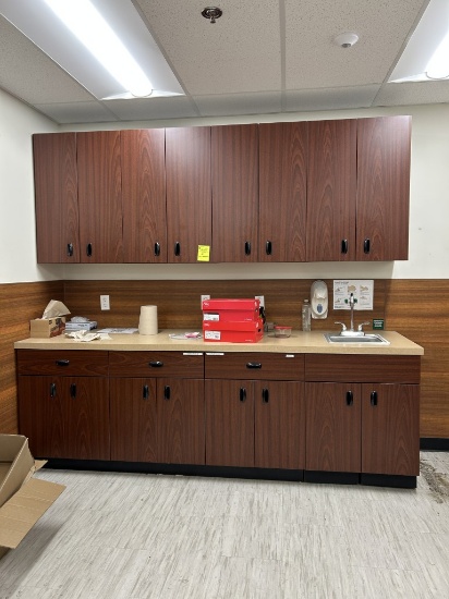 MILLWORK SINK COUNTER AND CABINETRY