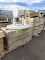TWO PALLETS OF ASSORTED MERCHANDISERS AND TABLES