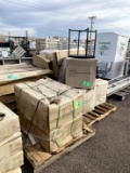 TWO PALLETS OF ASSORTED MERCHANDISERS AND TABLES