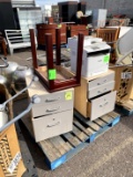 2 PALLETS OF OFFICE FURNITURE AND ONE PRINTER