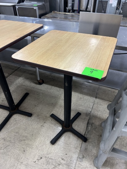 24IN X 24IN X 42IN BAR-HEIGHT TABLE