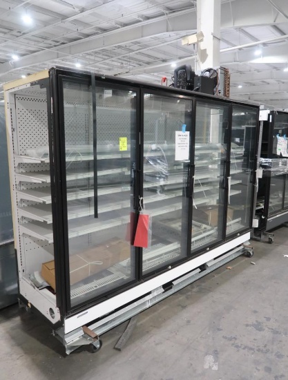 Hill Phoenix low temp glass door reach-in case, self-contained, sold by the door (4)