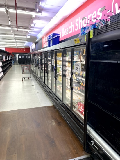 72FT RUN OF KYSOR MULTIDECK WITH DOORS