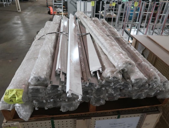 shelving connecting rods, ~70 qty