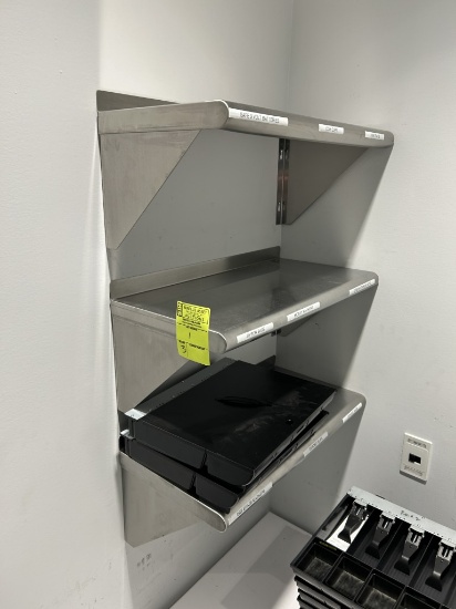 24IN X 12IN STAINLESS WALL SHELVES