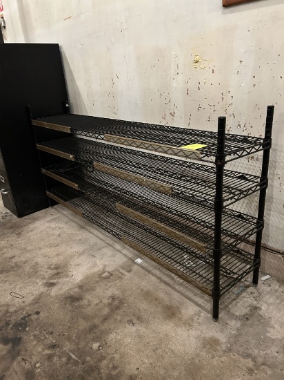 4 TIER WIRE STORAGE RACK