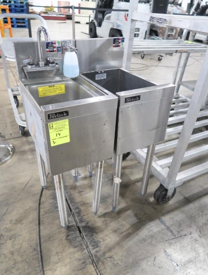 Perlick bar sink and ice storage sink