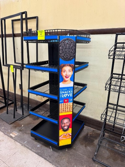 wire rack, on casters, new