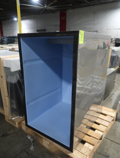 Howe ice storage bin, w/ bottom ice drop door