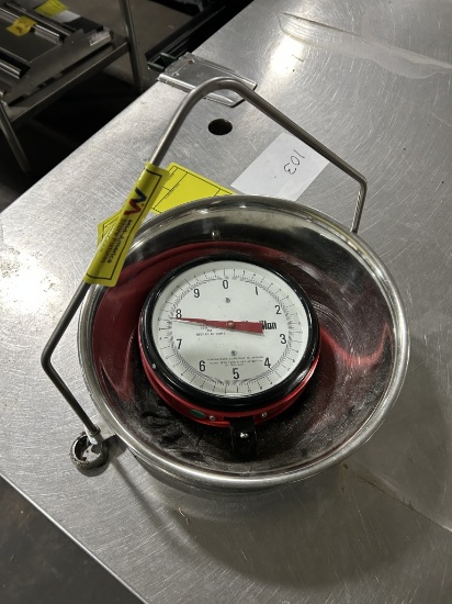 CHATILLON HANGING PRODUCE SCALE W/ BOWL