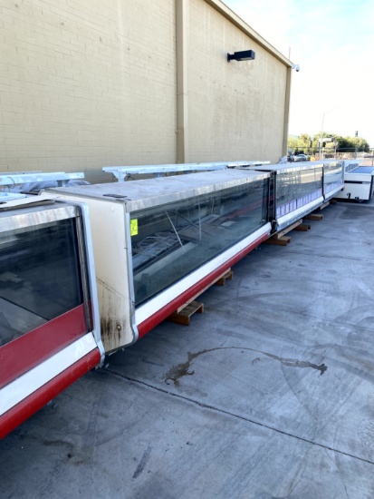 36FT RUN OF 2015 HUSSMANN MEAT CASE