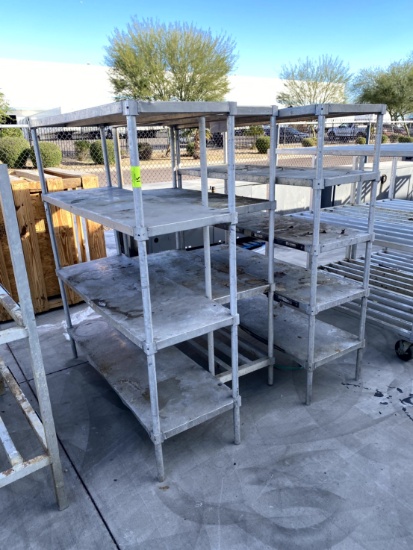 ASSORTED ALUMINUM RACKS