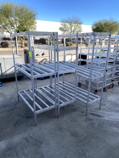 ASSORTED ALUMINUM RACKS