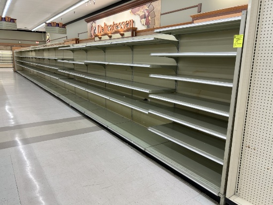 66' RUN OF GONDOLA SHELVING