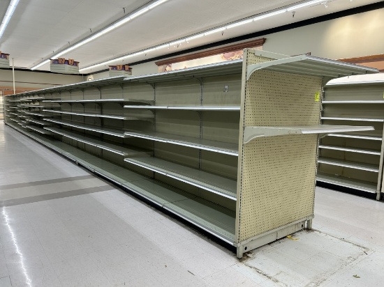 67' RUN OF GONDOLA SHELVING