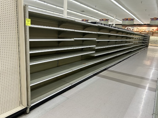 68' RUN OF GONDOLA SHELVING