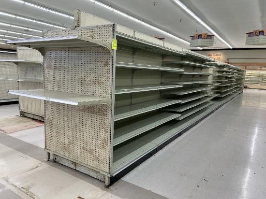 56' RUN OF GONDOLA SHELVING