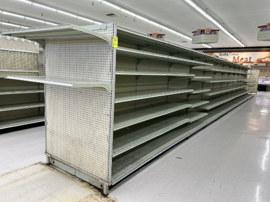 52' RUN OF GONDOLA SHELVING