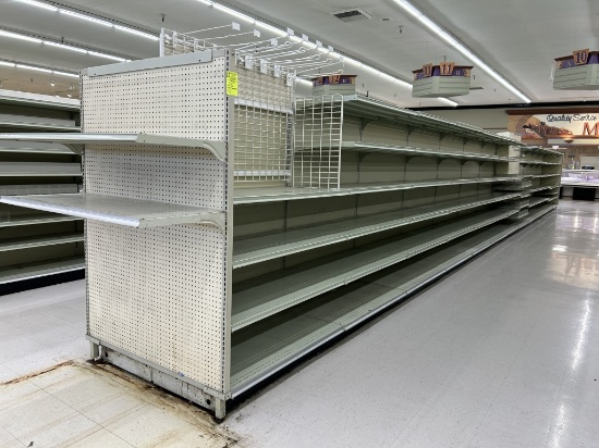 52' RUN OF GONDOLA SHELVING