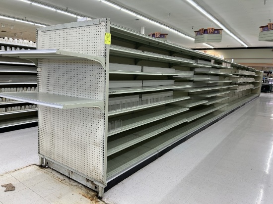 52' RUN OF GONDOLA SHELVING