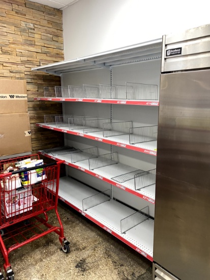 8FT RUN OF MADIX SHELVING