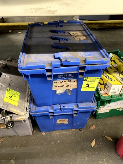 TWO TOTES FULL OF KEG PUMPS