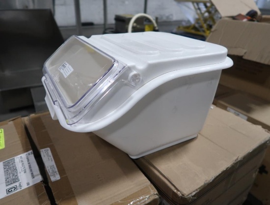 ingredients bins, 2 gal, look new