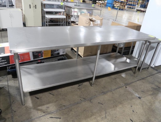 stainless table w/ undershelf