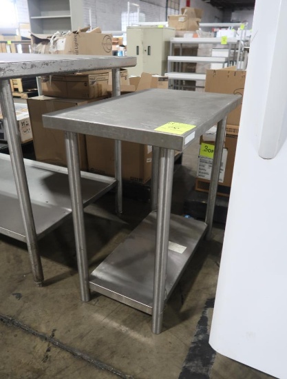 stainless table w/ undershelf