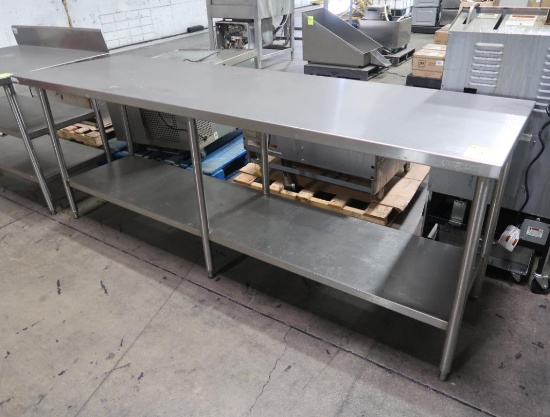 stainless table w/ undershelf