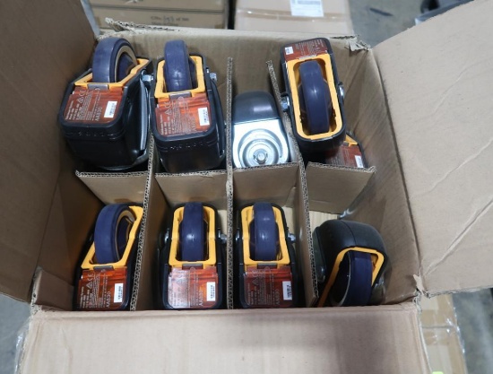 pallet of Cartronics Gatekeeper shopping cart wheels