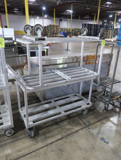 aluminum stocking carts